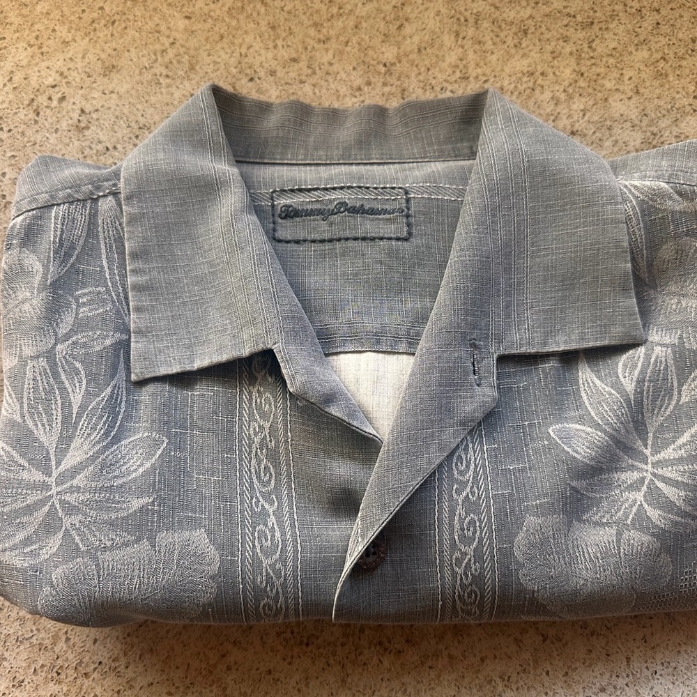 Tommy Bahama Blue Floral Men's Shirt